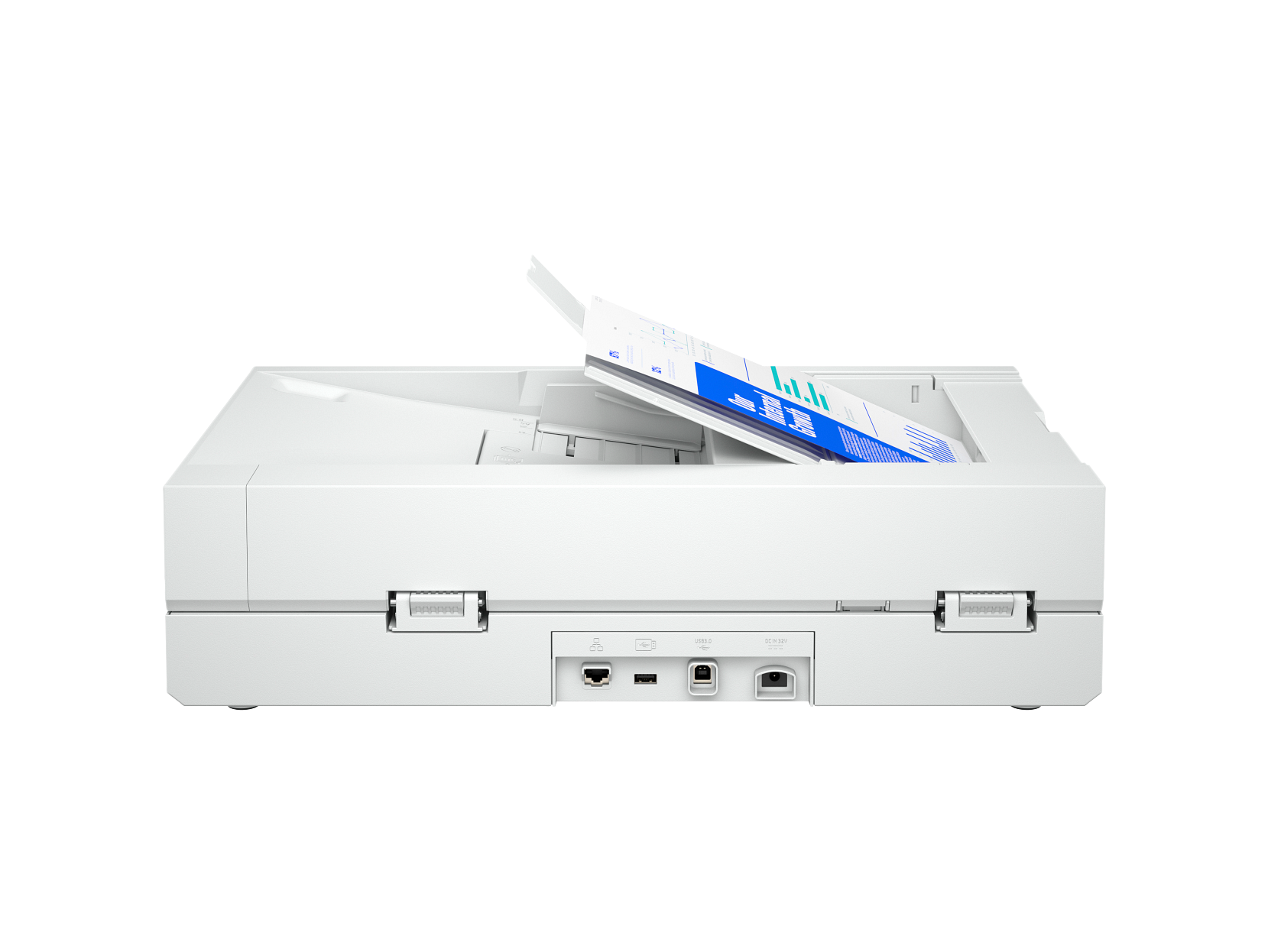 HP ScanJet Pro N4600 fnw1 Scanner view 3